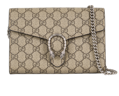 GG Supreme Dionysus Chain Wallet, front view
